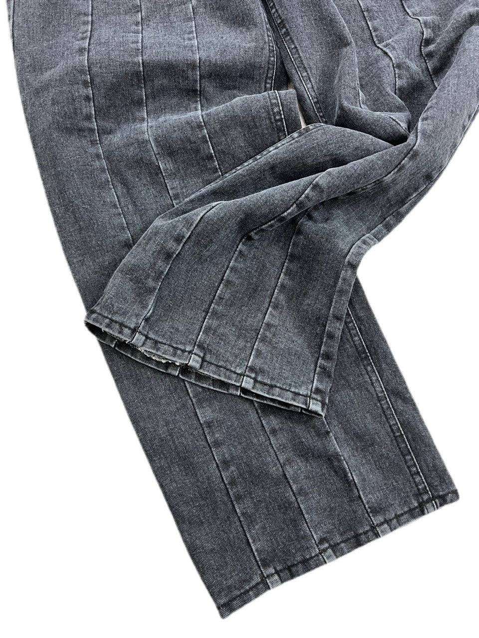 受注制【Chikashitsu +】stitch design denim pants (2color)