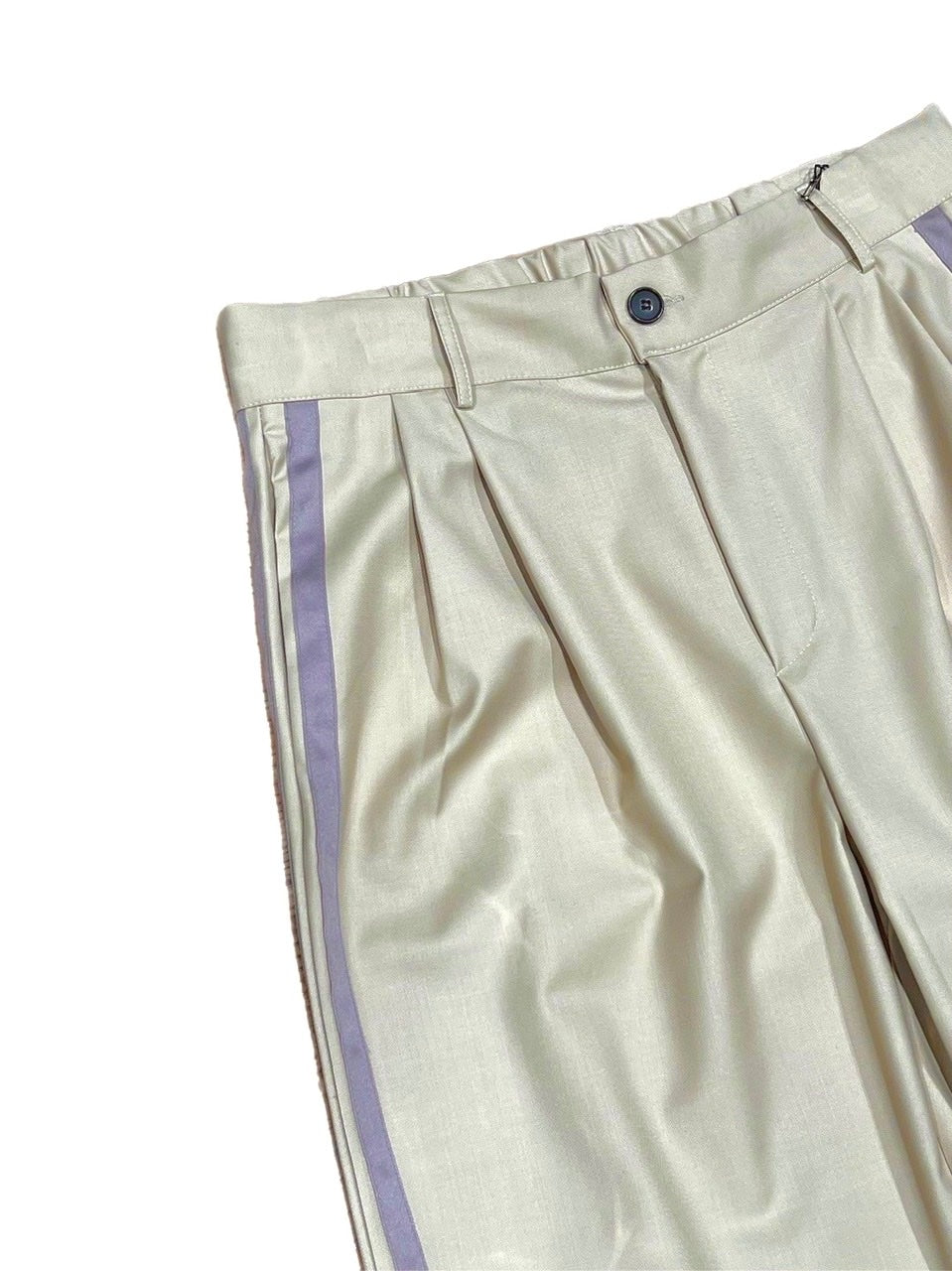 受注制【Chikashitsu +】side line slacks (3color)