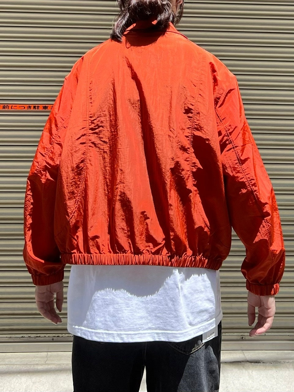 受注制【Chikashitsu +】shoulder slit design blouson (3color)