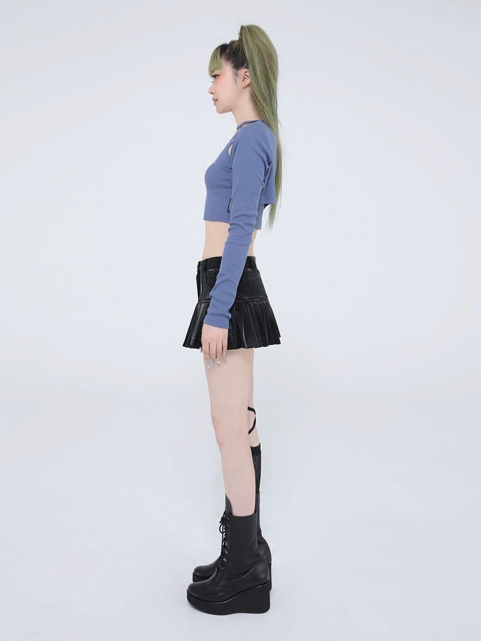 【Ugly shadow】DAILY CROP CARDIGAN