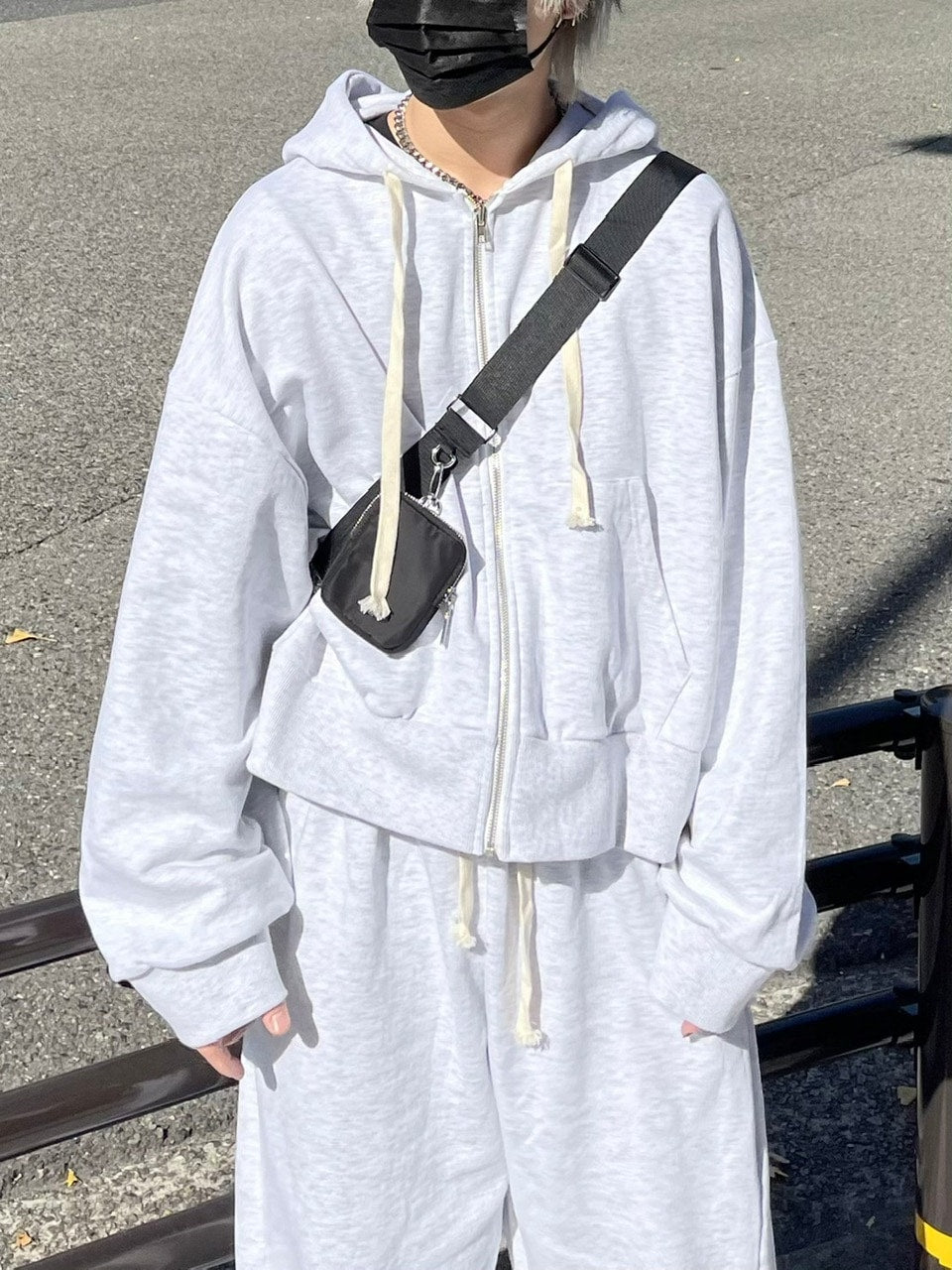 受注制【Chikashitsu +】nylon strap shoulder bag