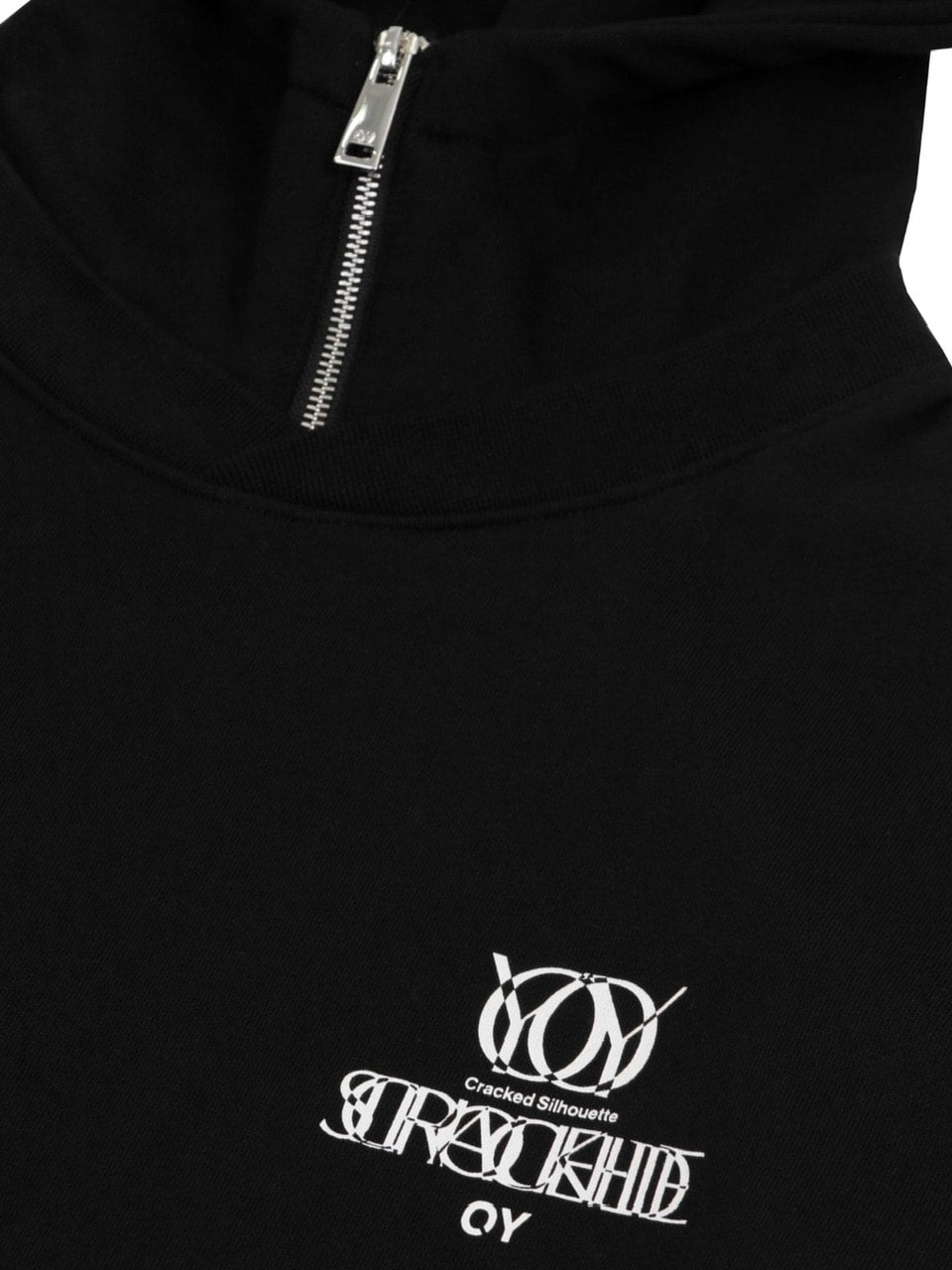 【OY】OVERLAY LOGO ZIPPER POLA HOODIE