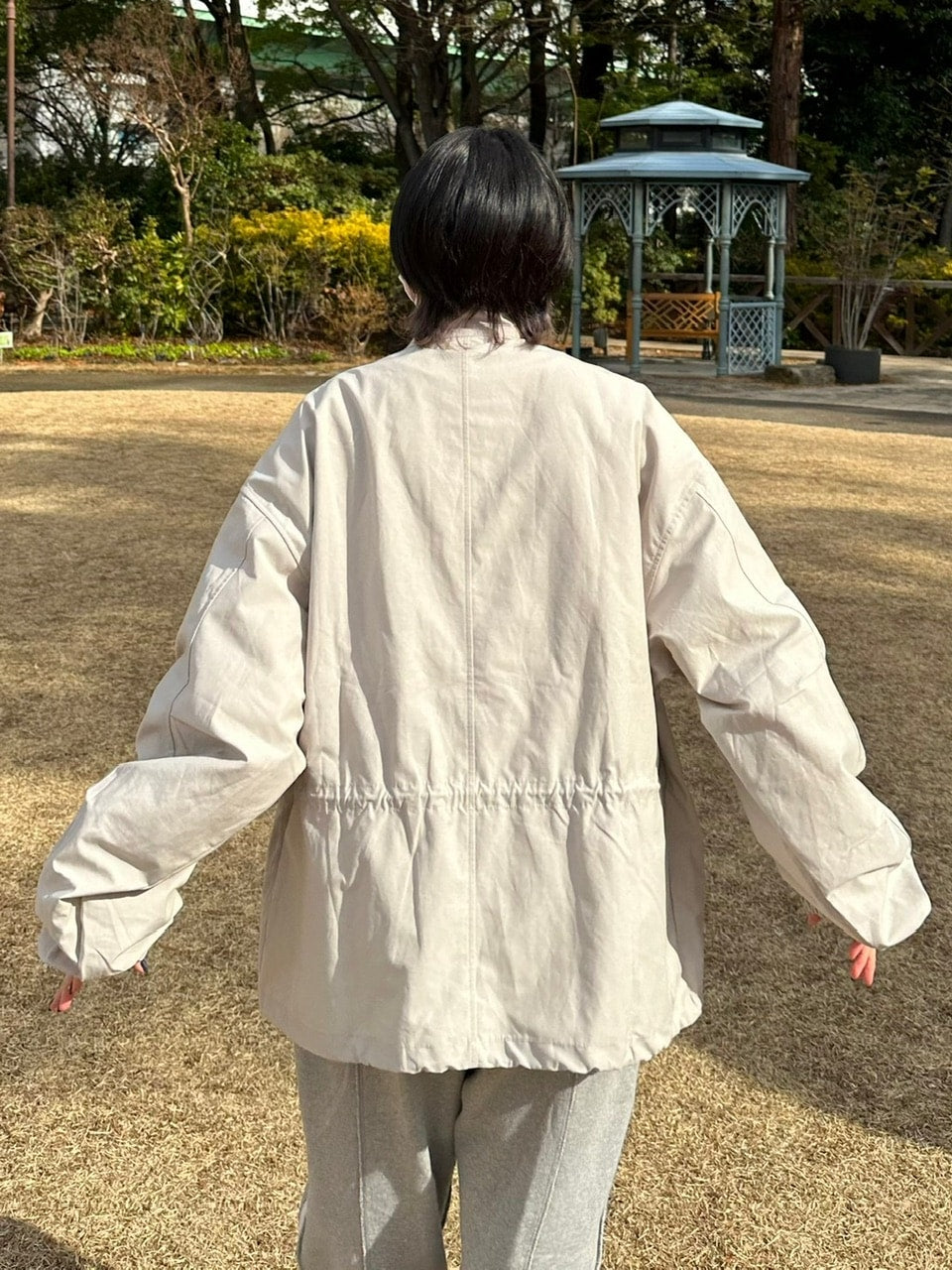 受注制【Chikashitsu +】cotton blouson(3color) / 【チカシツプラス】コットンジャケット