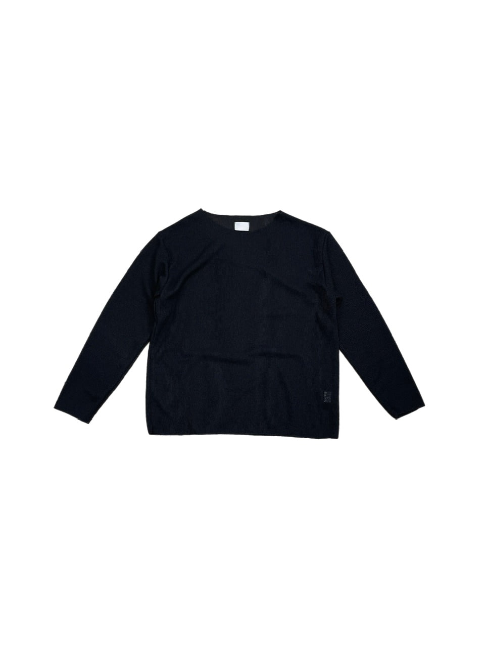 受注制【Chikashitsu +】see-through long sleeve knit (2color) / 【チカシツプラス】シースルー長袖ニット