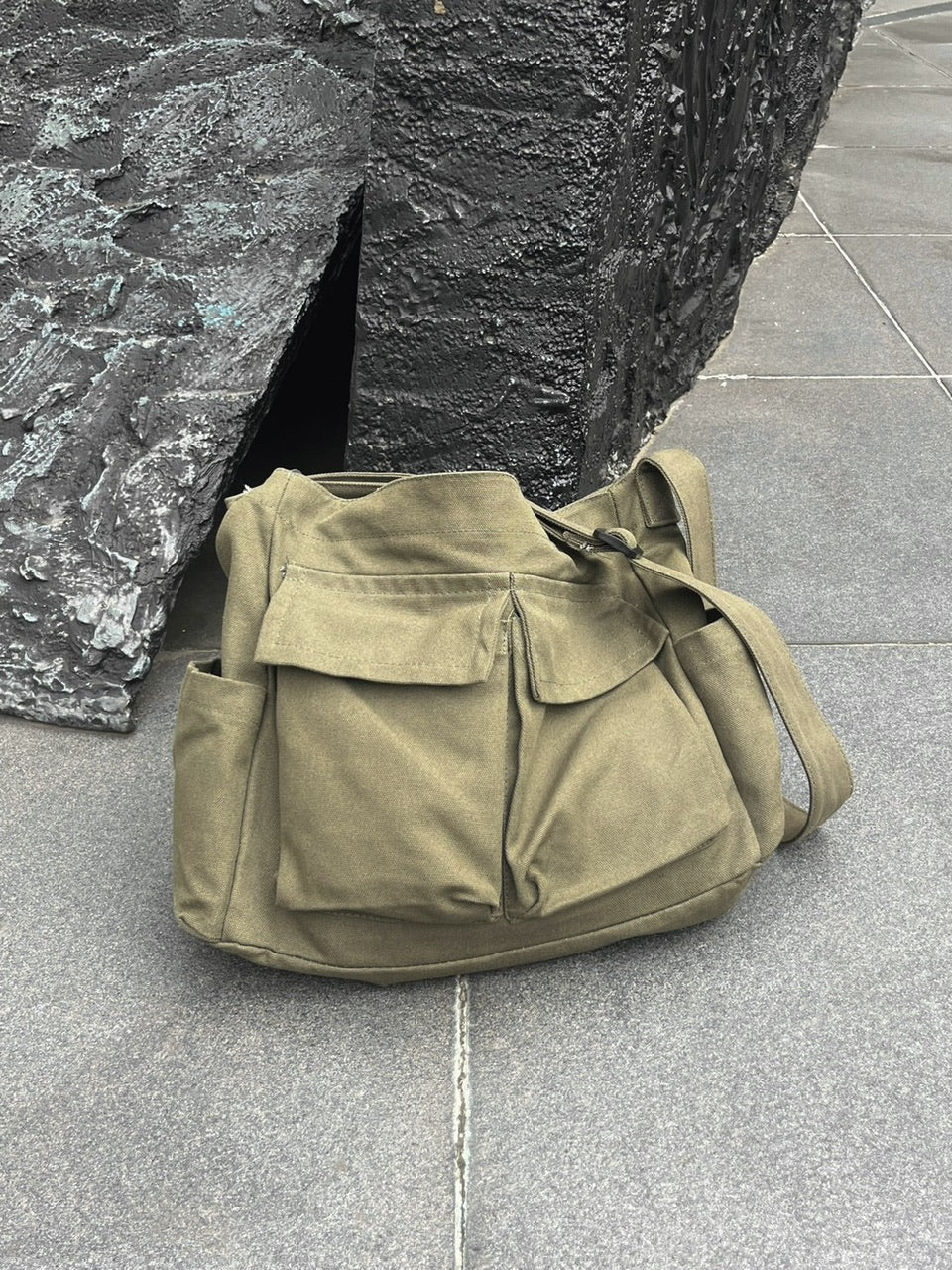 受注制【youll】pocket shoulder bag (2color)
