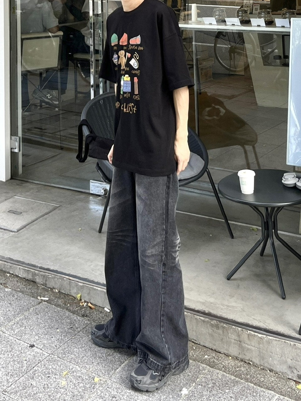 受注制【youll】camp check list tee (3color)