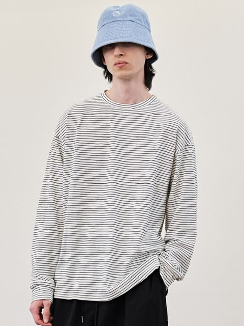 【RE:ON STUDIO】REON LOGO DENIM BUCKET HAT