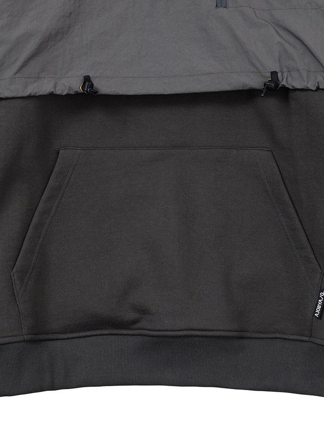 【AJOBYAJO】Layered Nylon Hoodie / 【アジョバイアジョ】レイヤードナイロンフード長袖パーカー