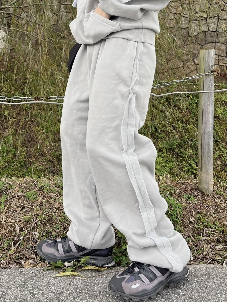 【youll】set up pigment sweat pants (2color)