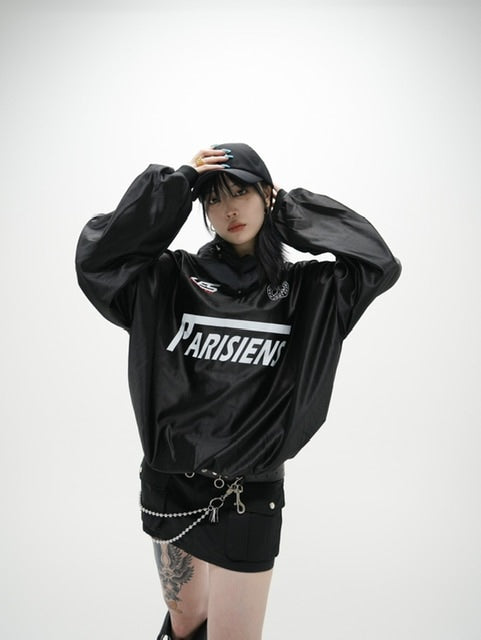 受注制【Never mind the XU】uniform line long sleeve tee (2color)