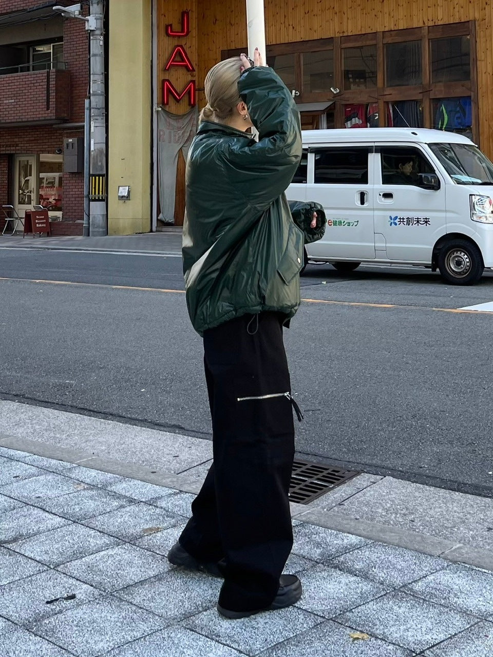 【Chikashitsu +】unisex padding blouson (4color) / 【チカシツプラス】ユニセックスパディングエムエーワン長袖ブルゾン