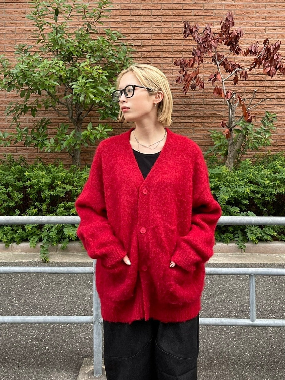 【Chikashitsu +】wool cardigan (4color)