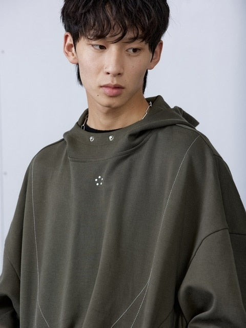 【ARCH by ROARINGWILD】GEOMETRIC LOOSE FIT HOODIE