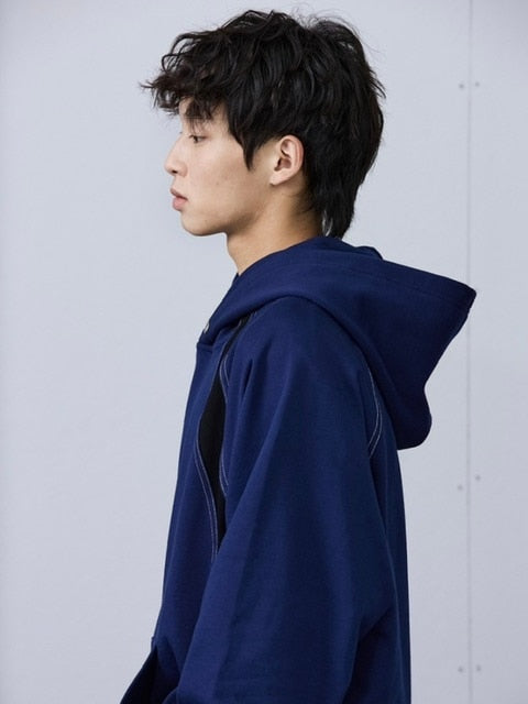 【ARCH by ROARINGWILD】STITCH PATCHWORK HOODIE