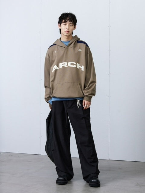 【ARCH by ROARINGWILD】PREPPY STYLE HOODIE