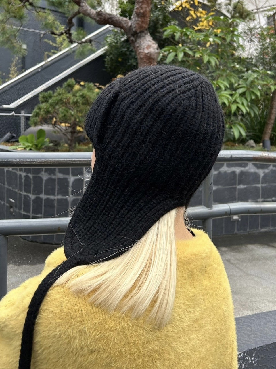 受注制【Chikashitsu +】flight knit cap (5color)