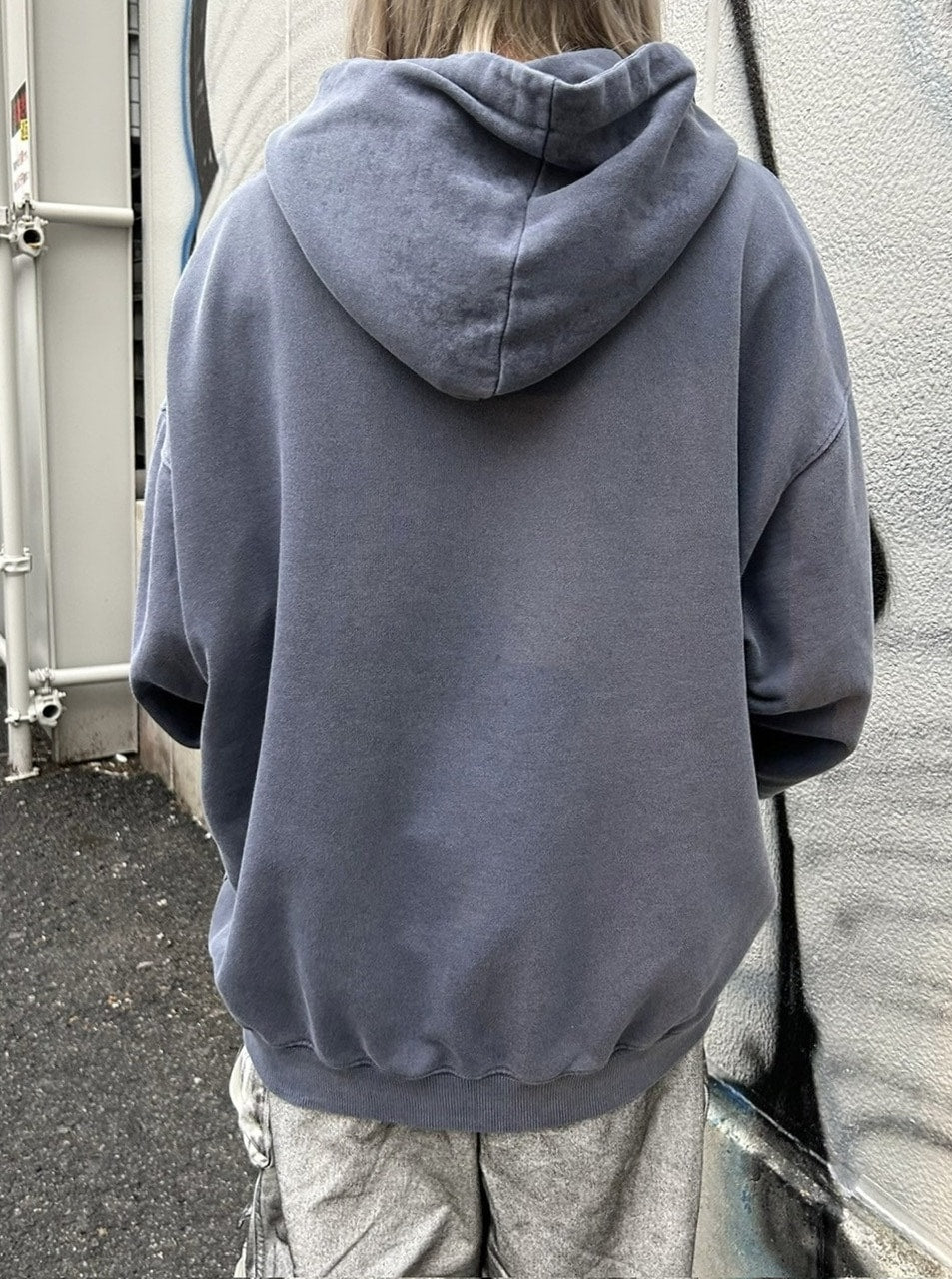 受注制【Never mind the XU】fade star hoodie (3color)