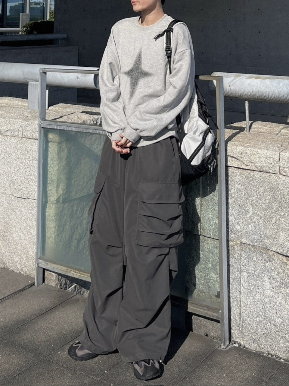 【youll】sparkle sweat shirt (2color)