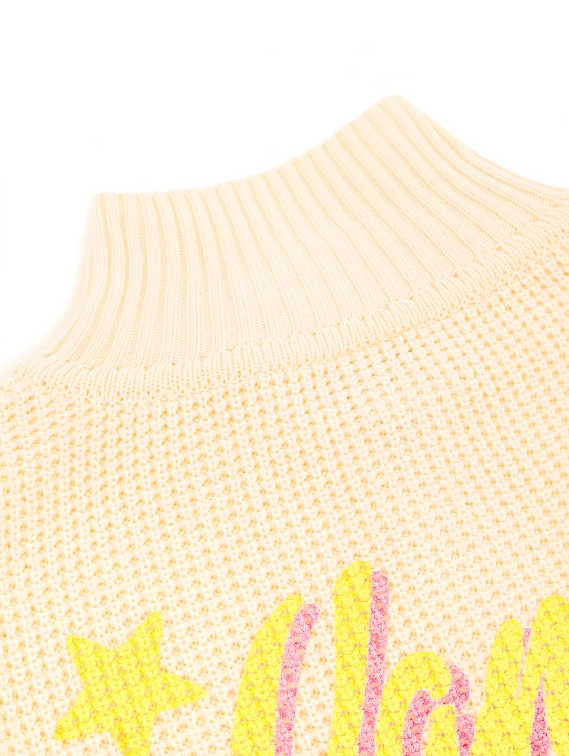 【VANDY THE PINK】STAR KNIT ZIP UP