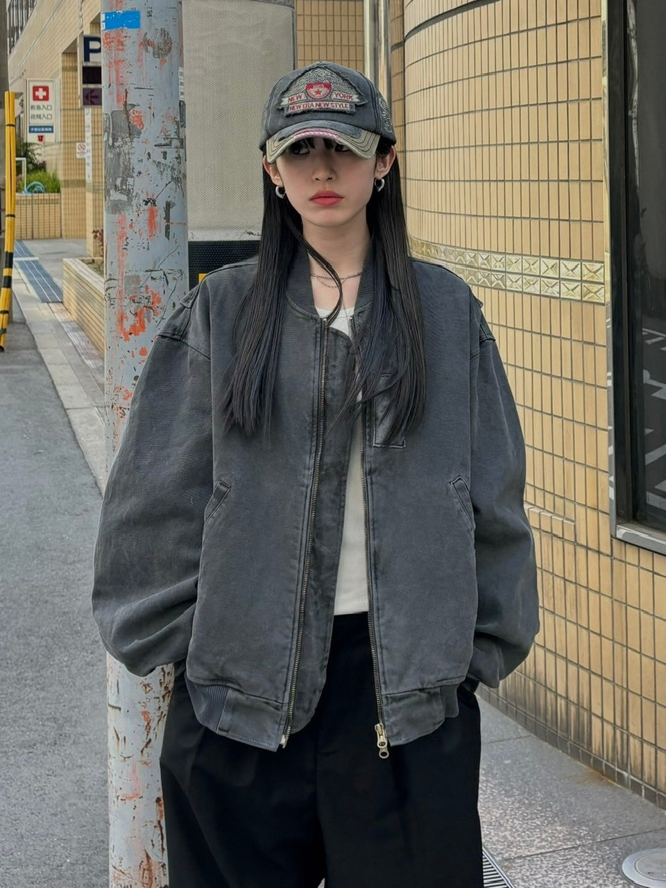 大阪店WEB限定【Chikashitsu +】vintage design cap (3color)