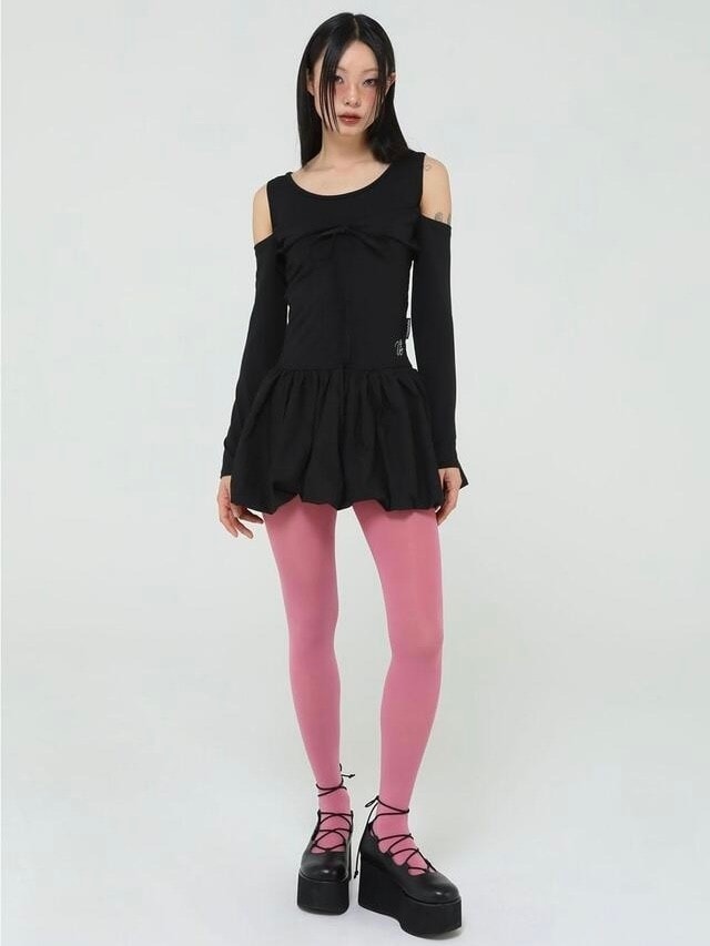 【Uglyshadow】RIBBON PUMPKIN DRESS