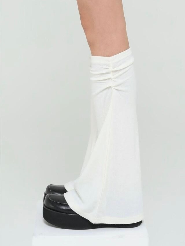 【Uglyshadow】SOFT SHIRRING LEG WARMER
