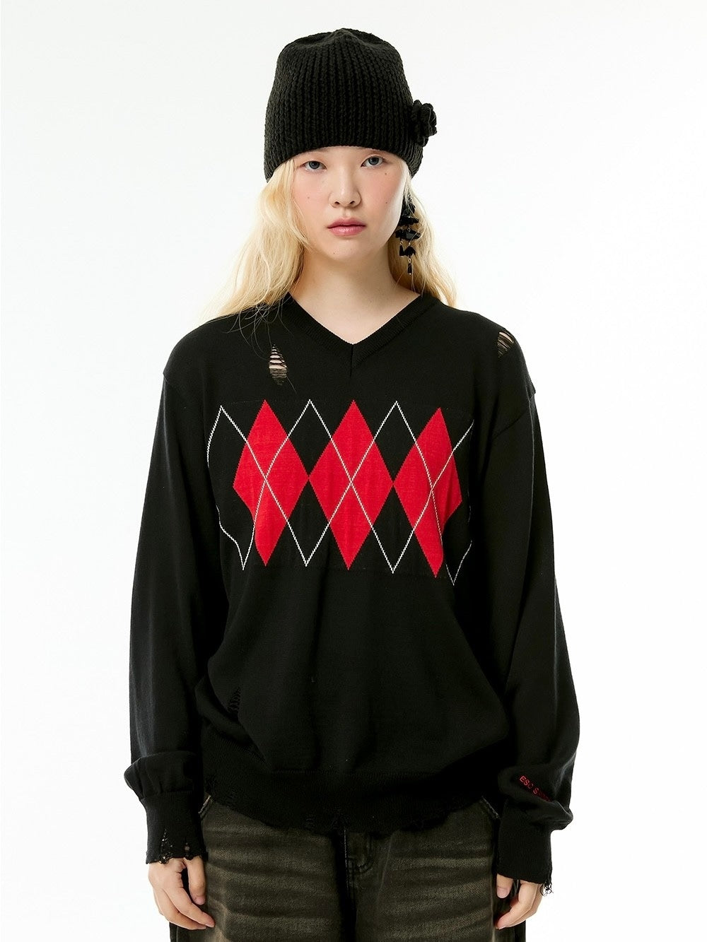 【ESC STUDIO】rose beanie made by mom and aunt