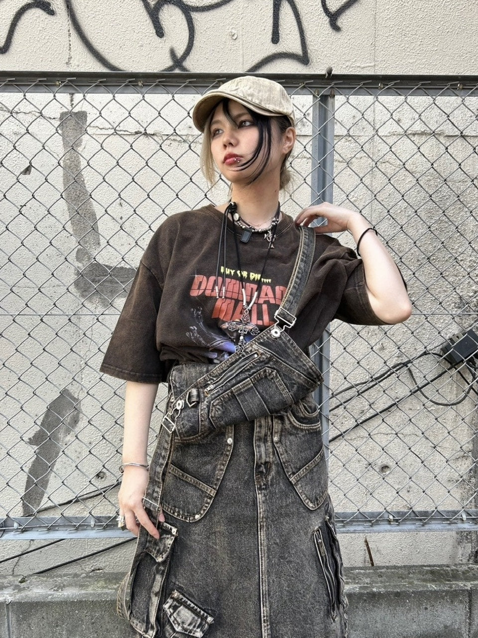 受注制【Never mind the XU】denim hunting cap (4color)