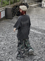 受注制【Never mind the XU】VENTIQUE tee (2color) / 【ネバーマインドザエックスユー】プリント半袖Tシャツ