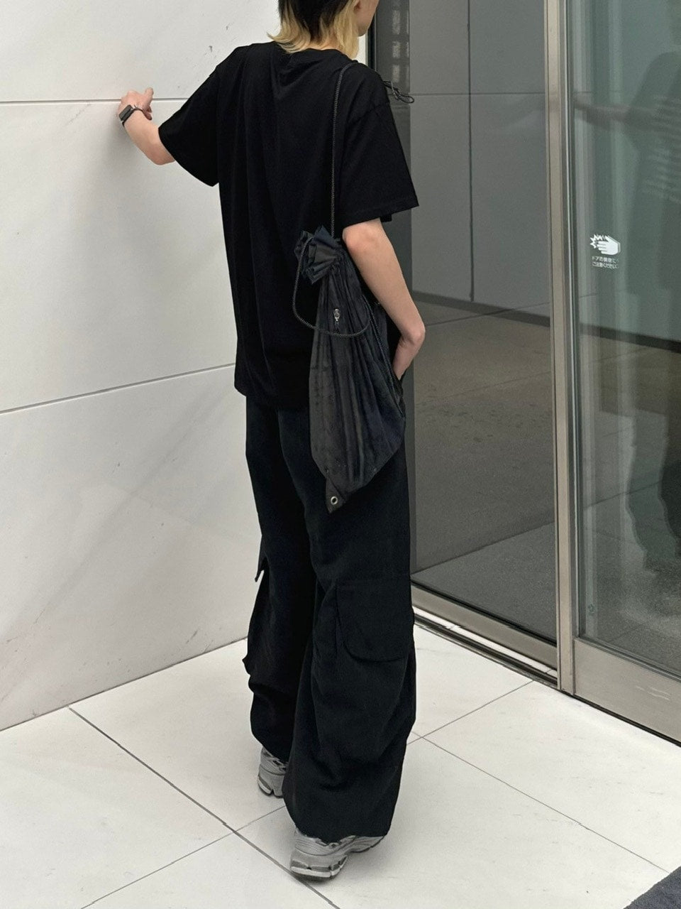 受注制【Chikashitsu +】logo lettering t-shirt (2color) / 【チカシツプラス】ロゴレタリングプリント半袖Tシャツ