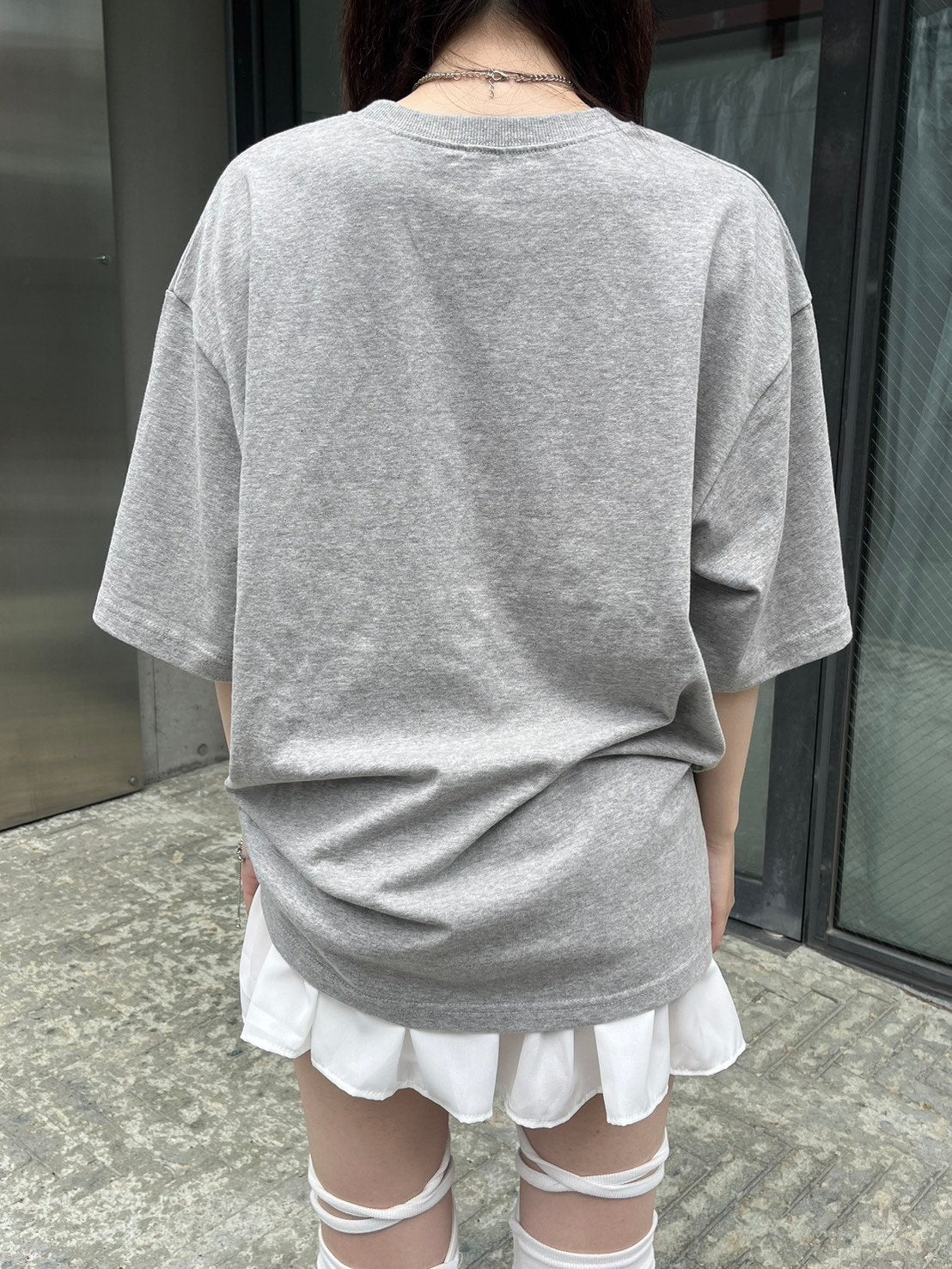 【nmtc +】ribbon half sleeve tee (3color)