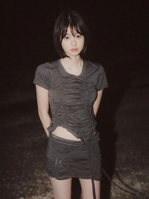 【FLAREUP】Handmade Twisted T-Shirt