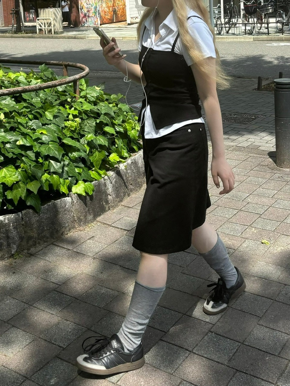 受注制【OaKS】slim collar short sleeve (4color)