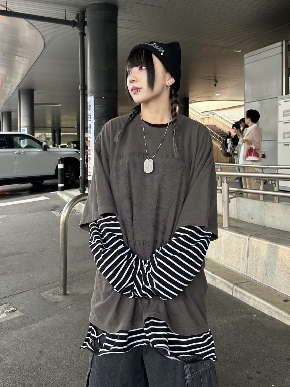 受注制【Never mind the XU】pigment design t-shirts 2 (2color)