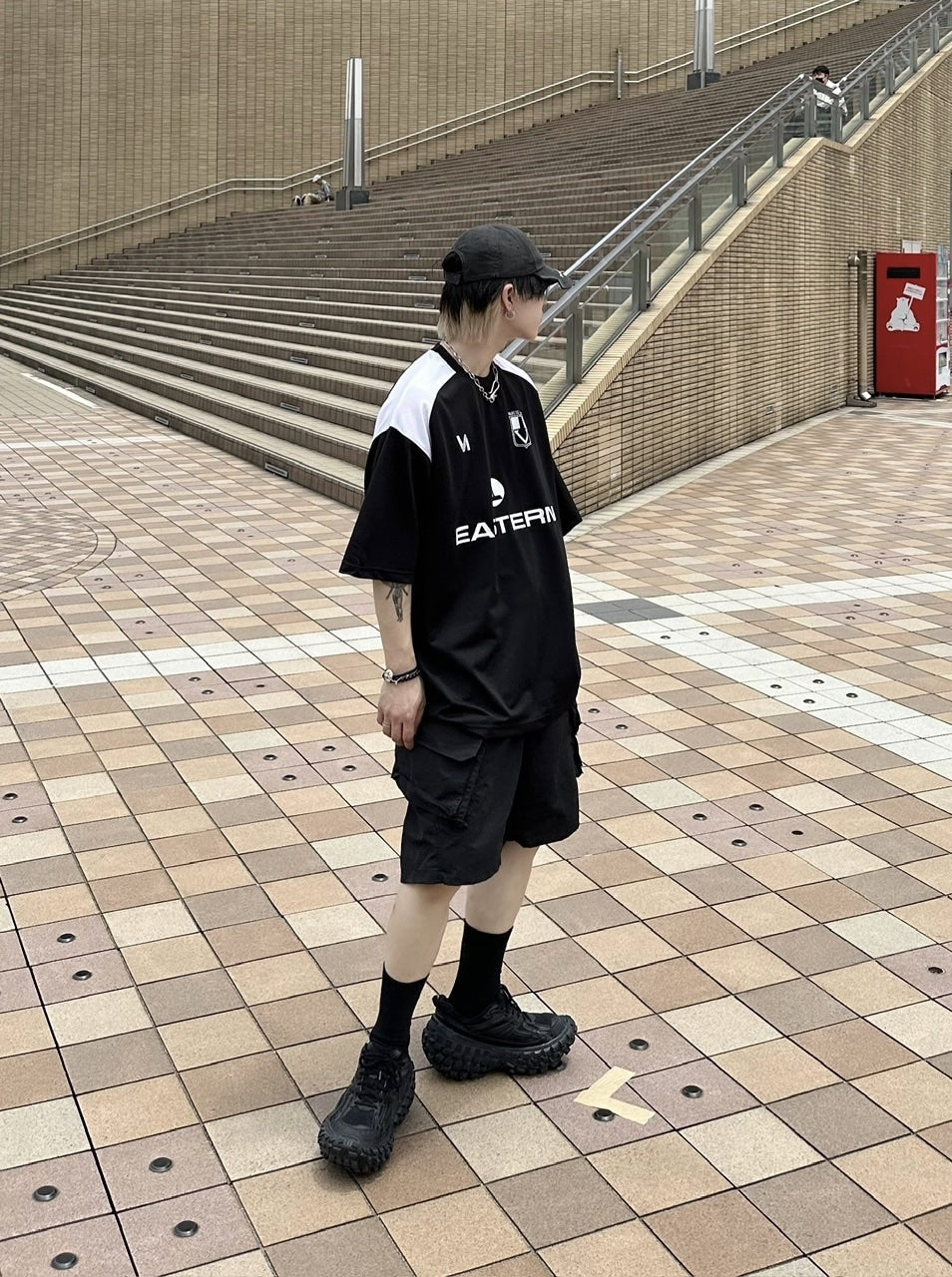 大阪店WEB限定受注制【Chikashitsu +】nylon cargo shorts