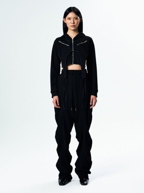 【ARTS DE BASE】Hood Crop Jacket