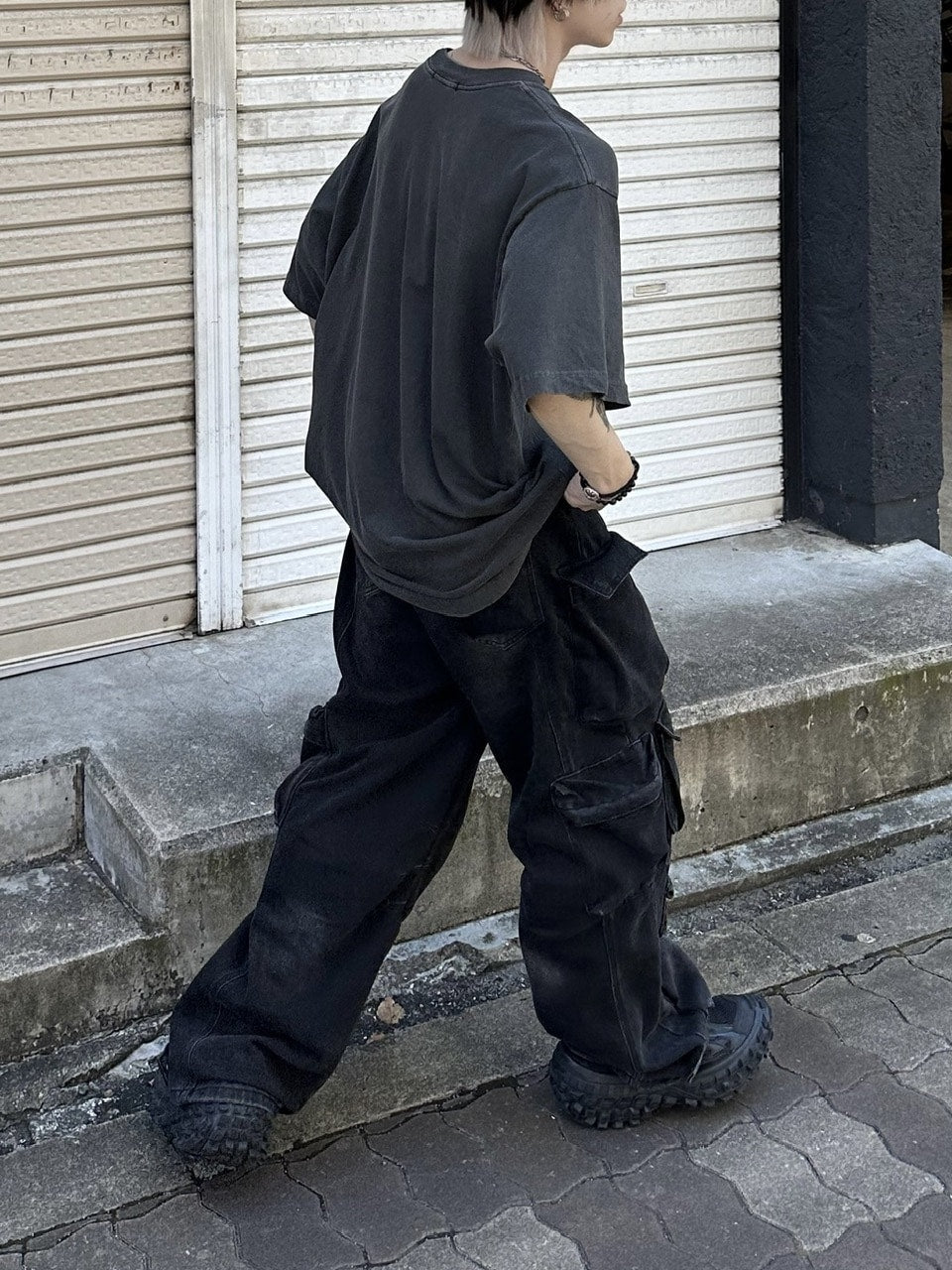 大阪店WEB限定受注制【Chikashitsu +】oversized ministry t-shirt