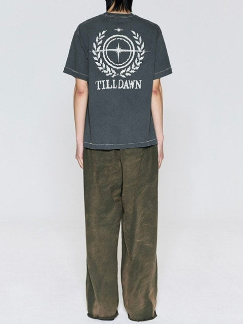 【TILLDAWN】CIRCLE PIGMENT 1/2 SLEEVE