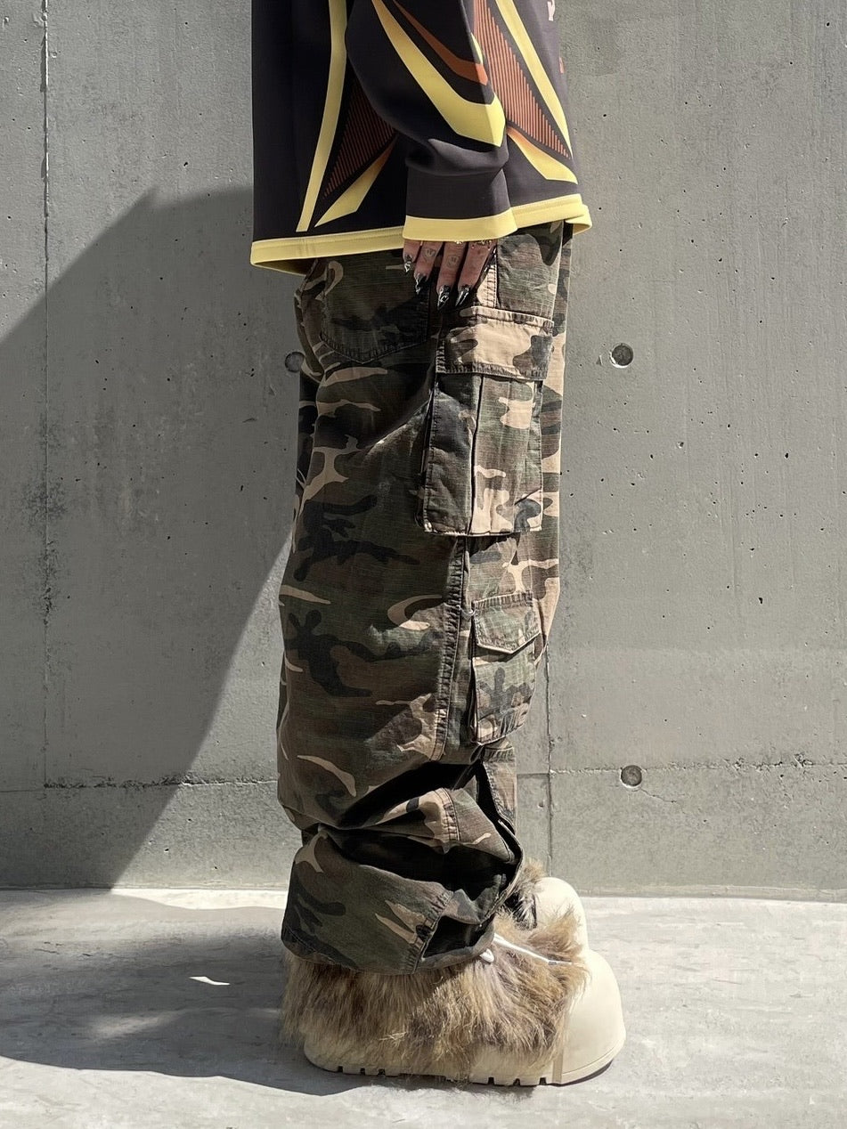 【Never mind the XU】camouflage pants (2color)