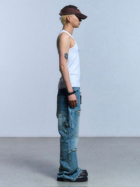 【SCHISM INDUCING】MUSCLE TANK TOP