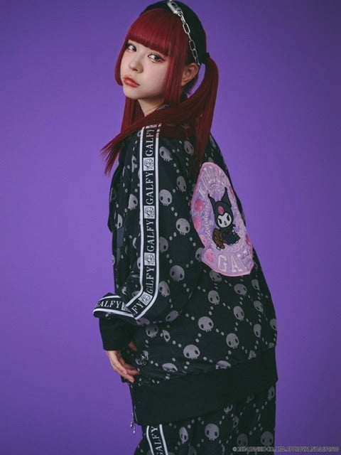 GALFY×KUROMI】ドクロだらけセットアップ / 【ガルフィー×クロミ】ロゴ