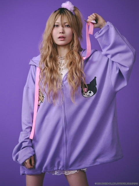 GALFY×KUROMI】みんな大好きボンディングパーカー – PRESSING WEB SHOP