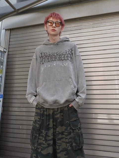 【LOVE KILLER】Graphic black letter logo hoodie