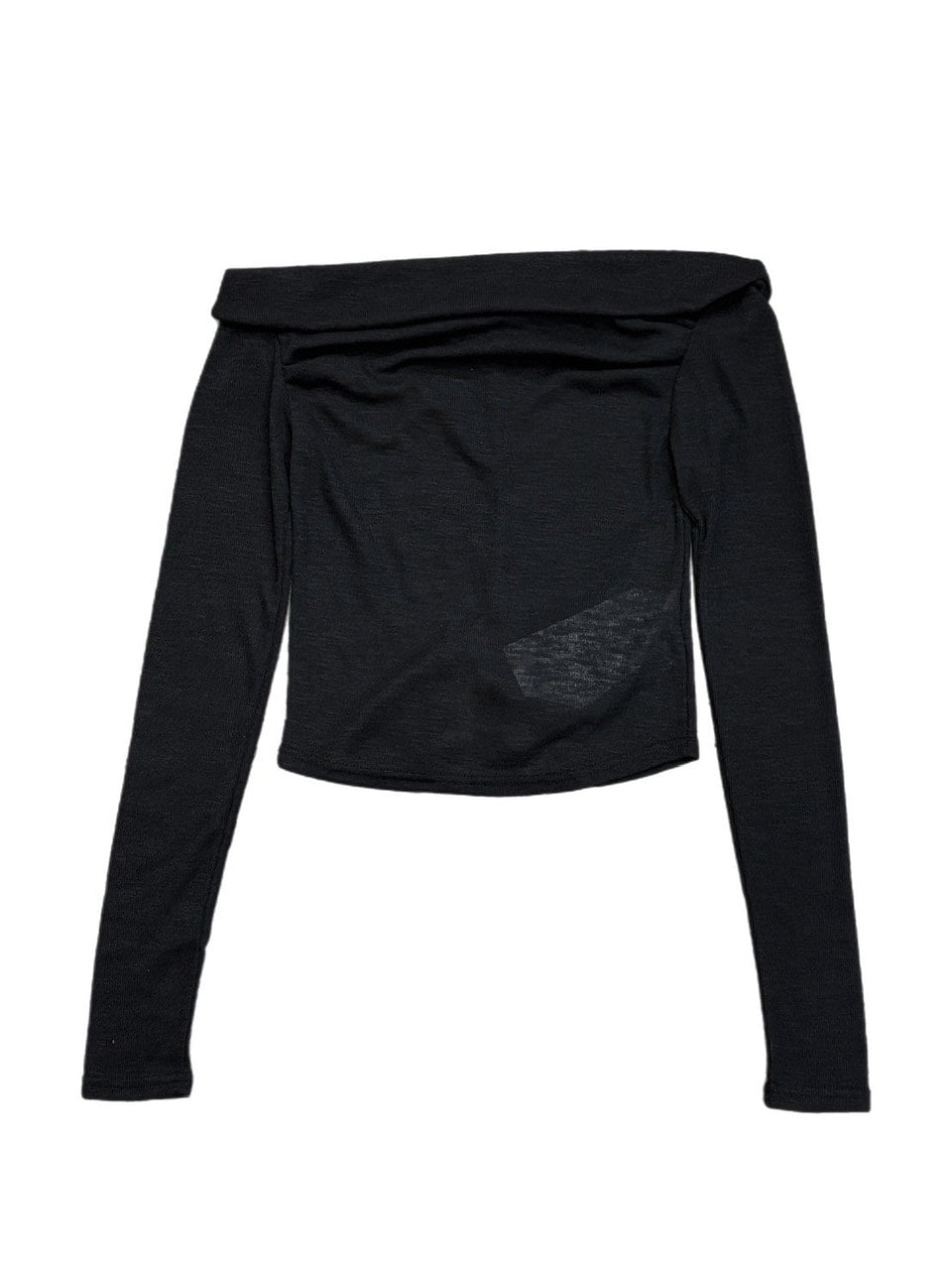 受注制【oaks】see-through back ribbon long sleeve (3color)