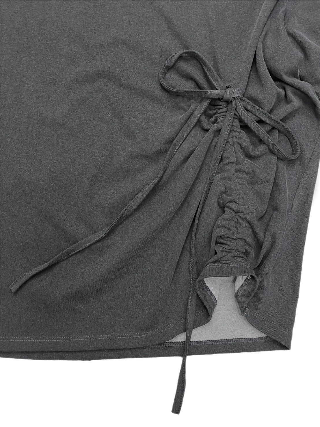 受注制【oaks】oversized shirring layered long sleeve (3color)