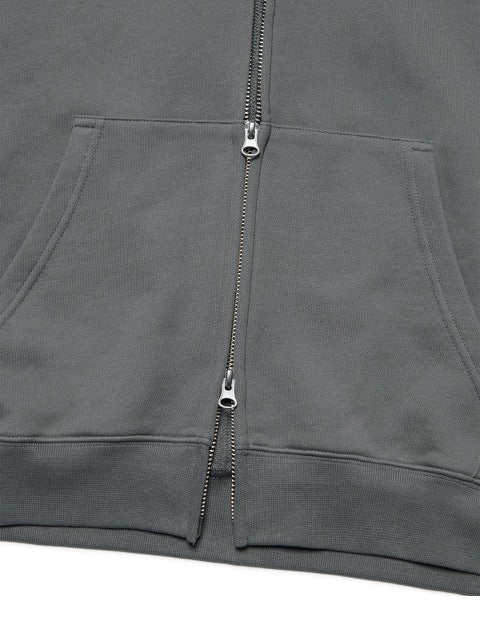 【NOMANUAL】M.L HOODED ZIP-UP / 【ノーマニュアル】ジップアップ長袖パーカー