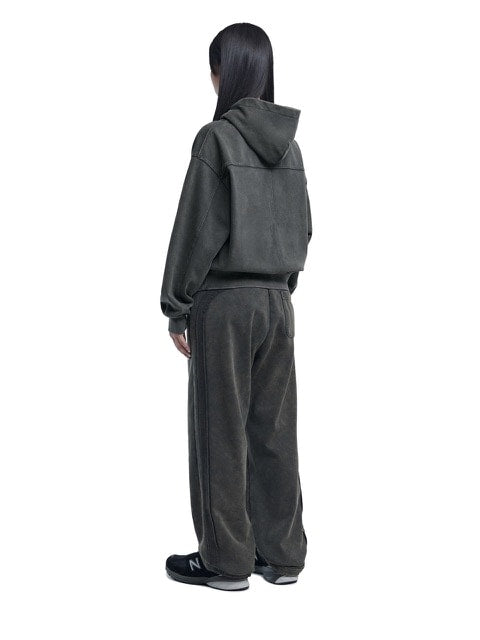 【NOMANUAL】M.L HOODIE / 【ノーマニュアル】ロゴプリント長袖パーカー