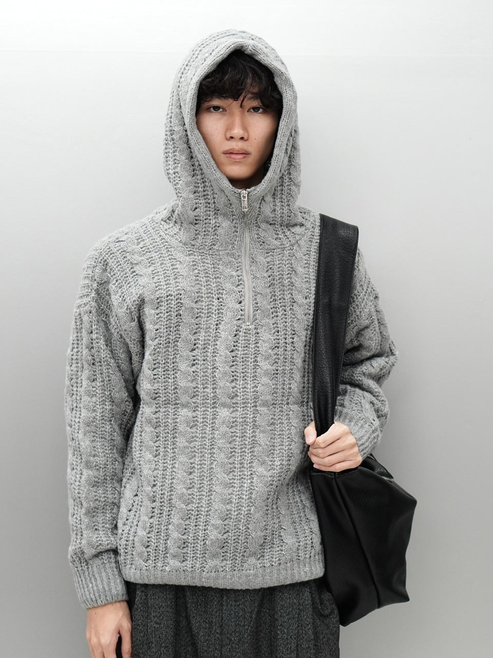 東京店WEB限定【Chikashitsu +】eco leather cross bag (2color)