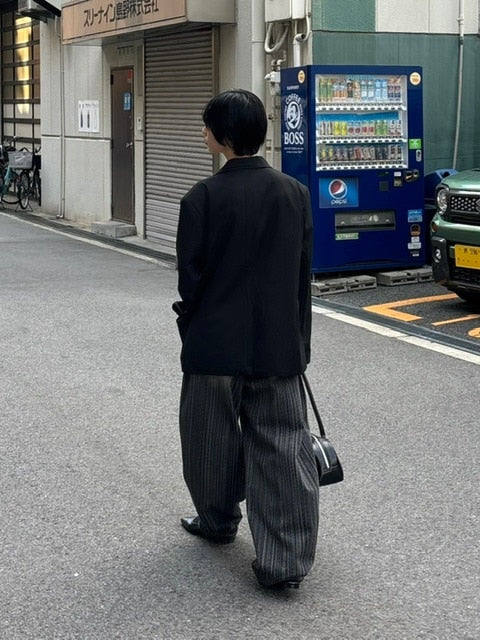 受注制【oaks】stripe design buggy pants