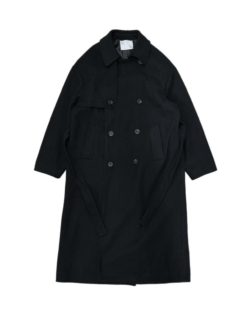 【Chikashitsu +】double long coat (2color)